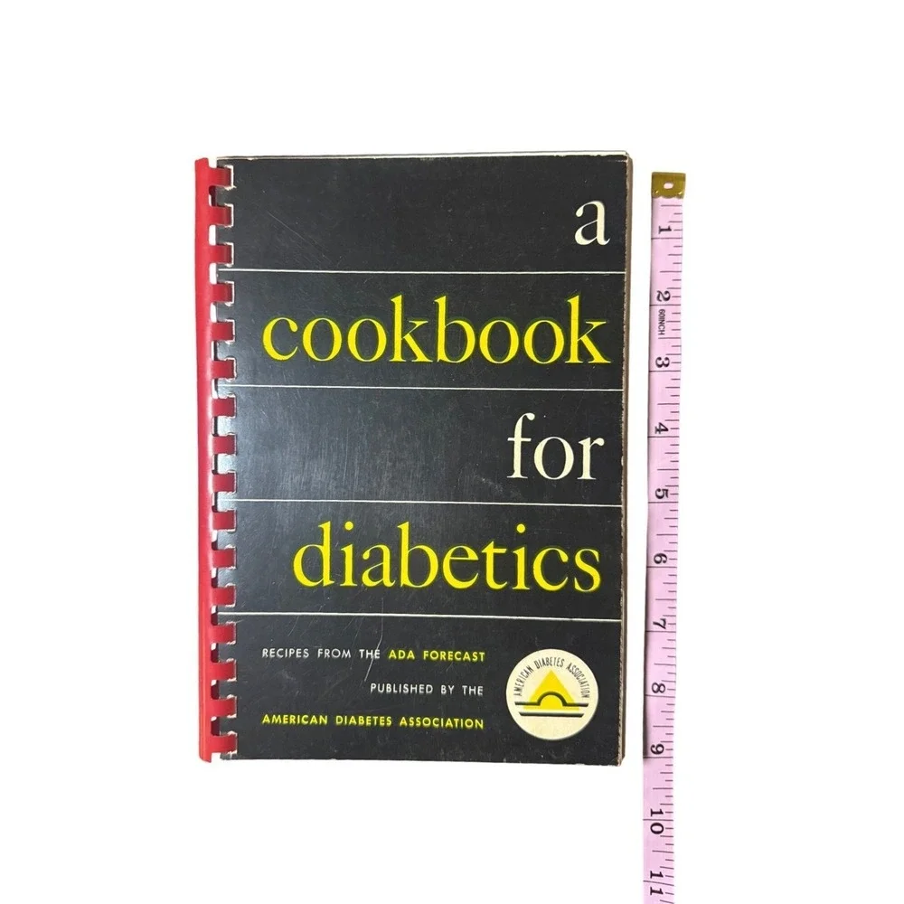 Vintage A Cookbook for Diabetics American Diabetes Association Spiral Book